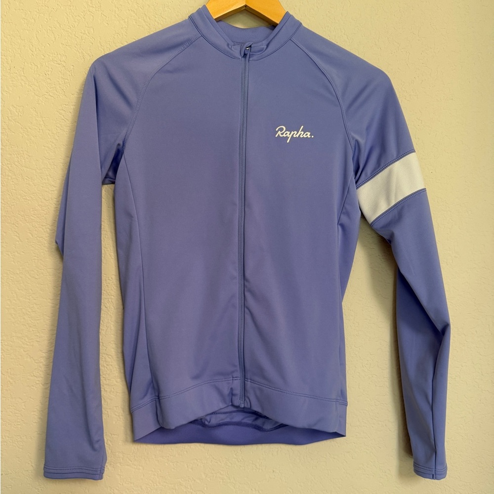 Rapha Lavender Cycling Jersey with White Accents size S